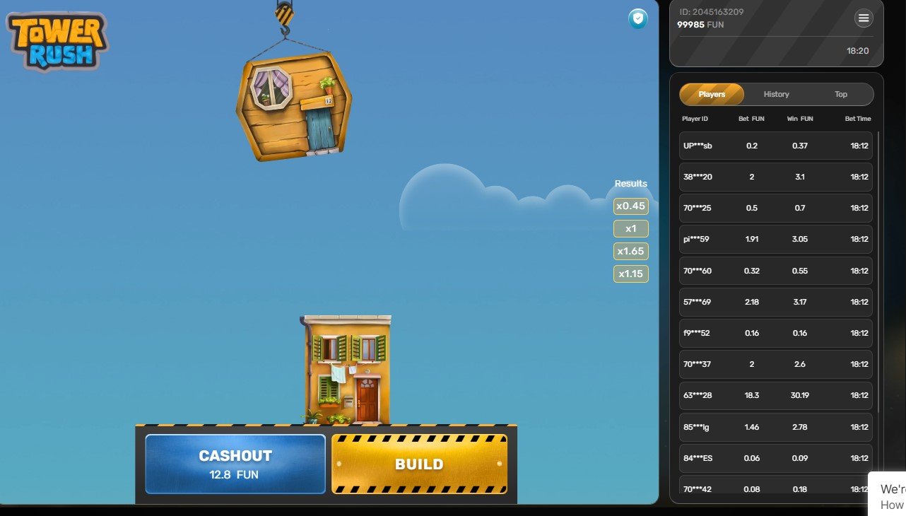 Tower Rush Interface